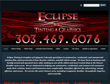 Tablet Screenshot of eclipsetinting.com
